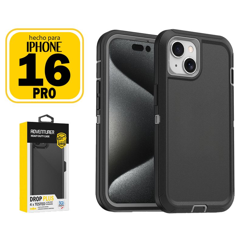 GENERICO - Adventurer Case Iphone 16  PRO Con Marca