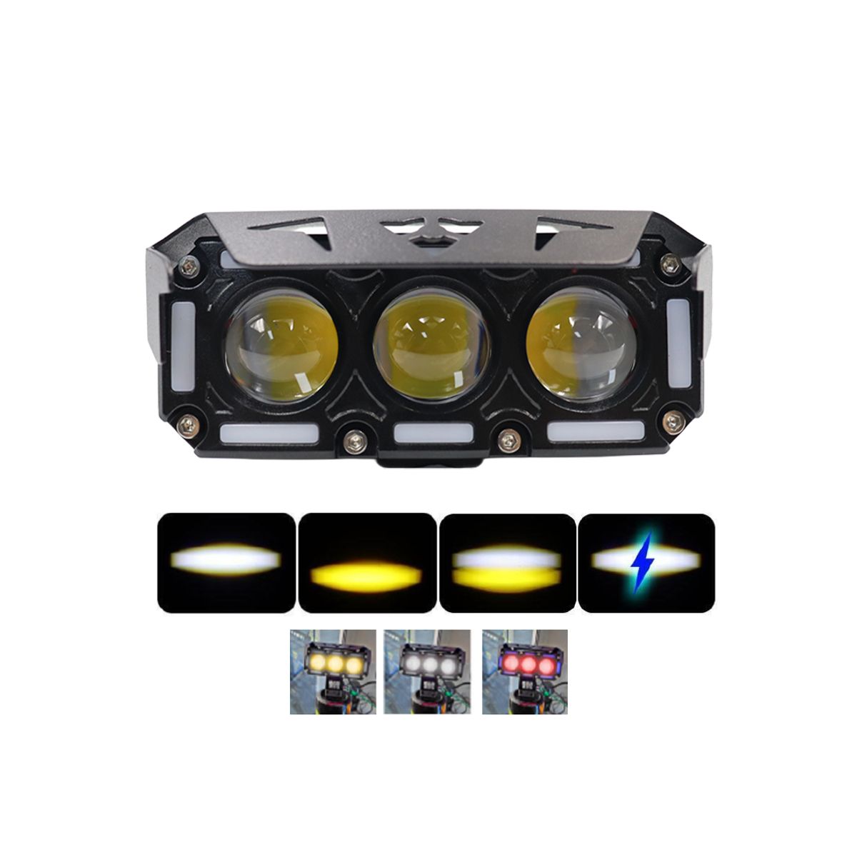 NAOEVO - Explorador Led Drl M3R cRamal Dual Color 12-36V 9000lm