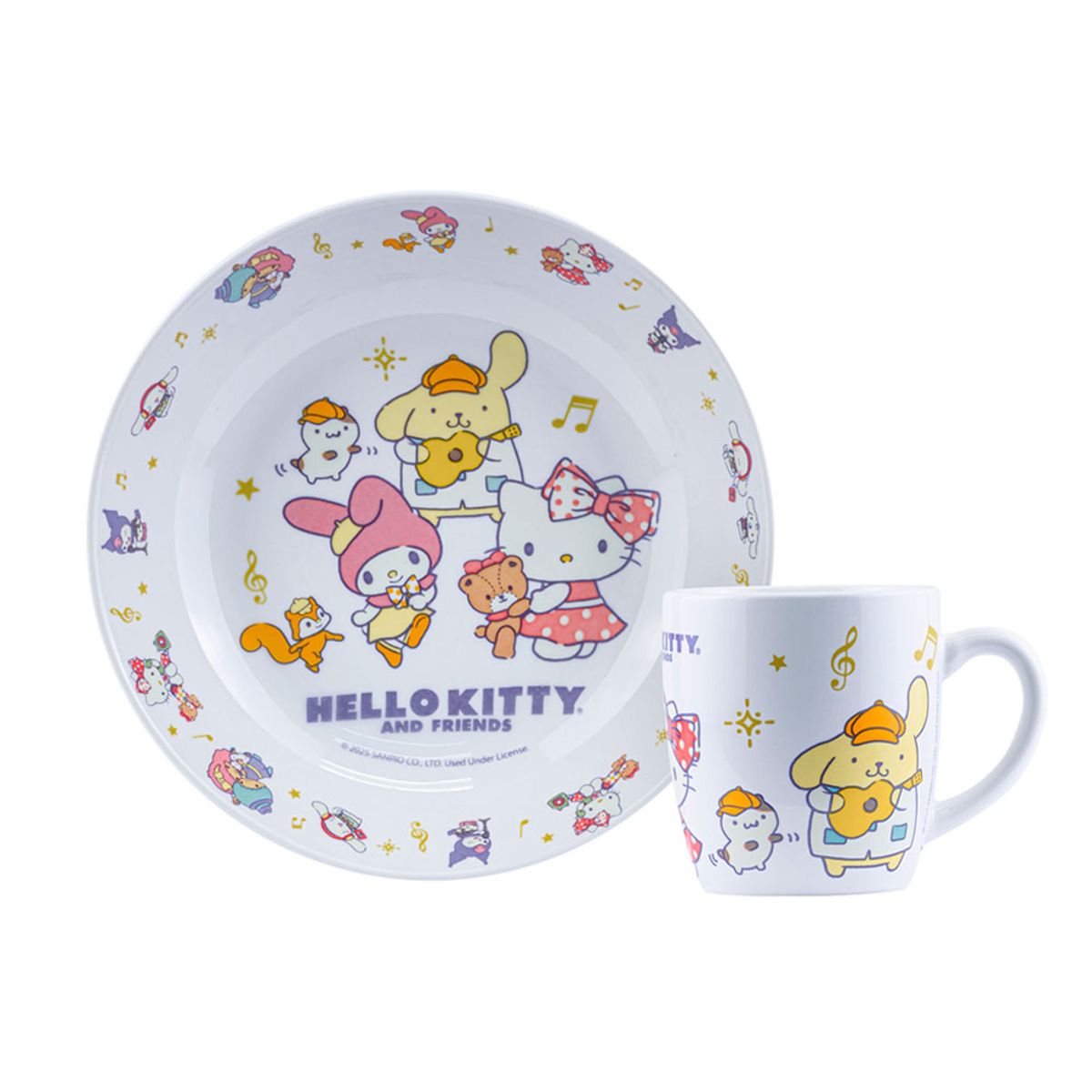 SCOOL - Vajilla infantil Ceramica 2Pz Hello Kitty Scool 704350