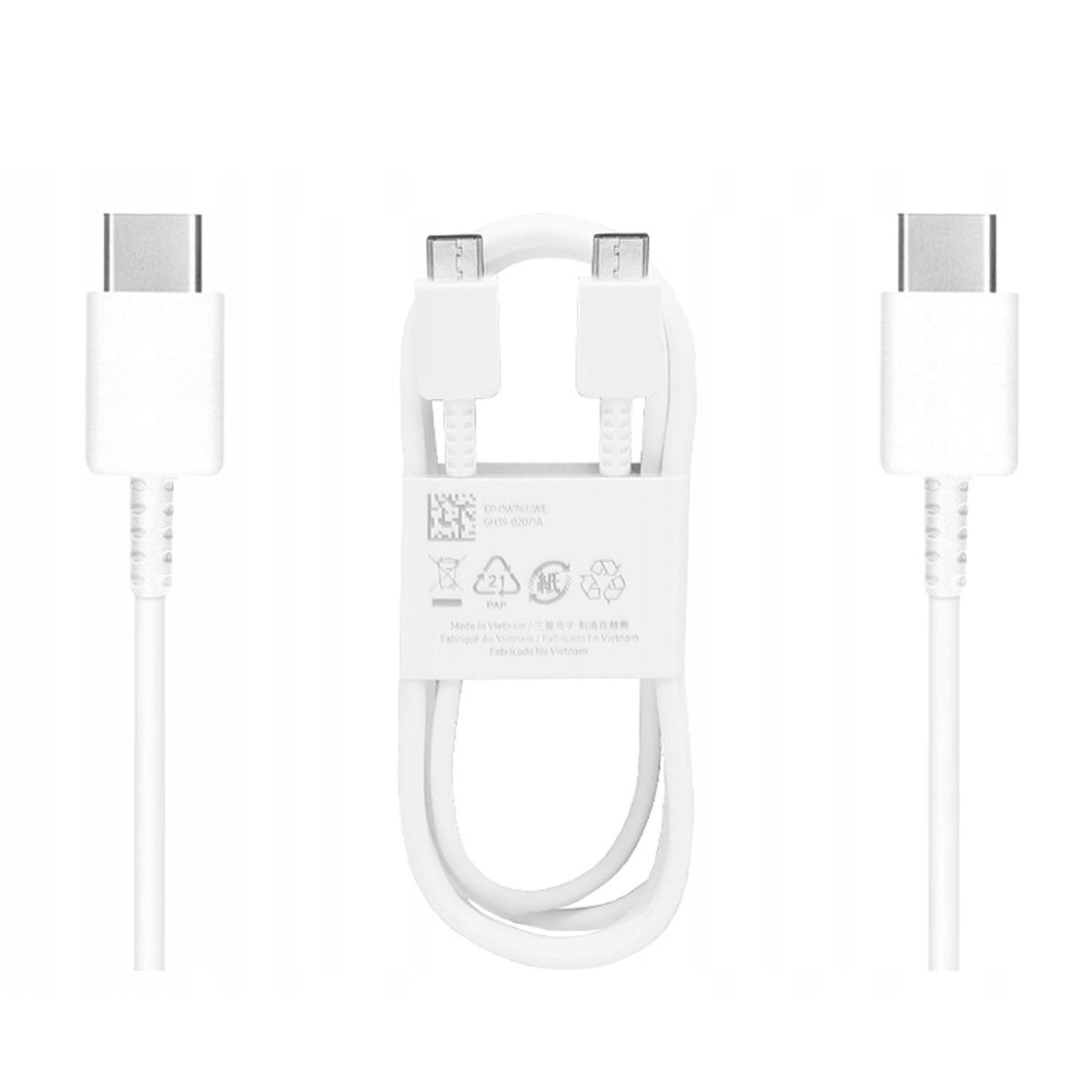 SAMSUNG - Cable Samsung 1M USB-C a USB-C para S3 S4 Plus S25 Ultra