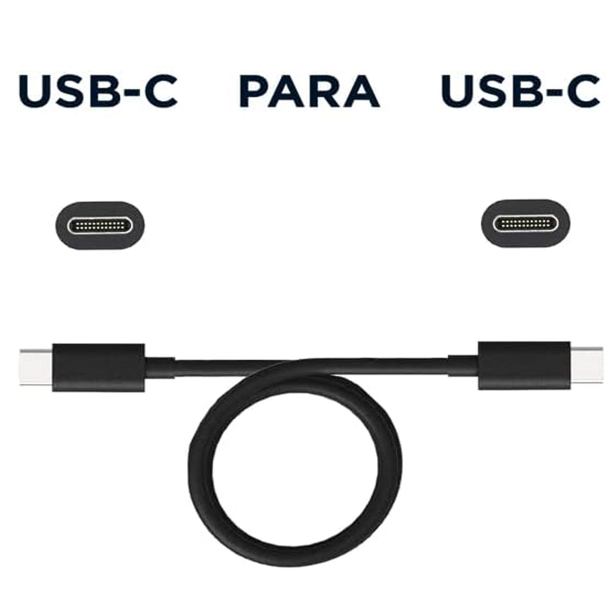 MOTOROLA - Cable Motorola Tipo-C a Tipo-C de Carga Rápida 2 Metros