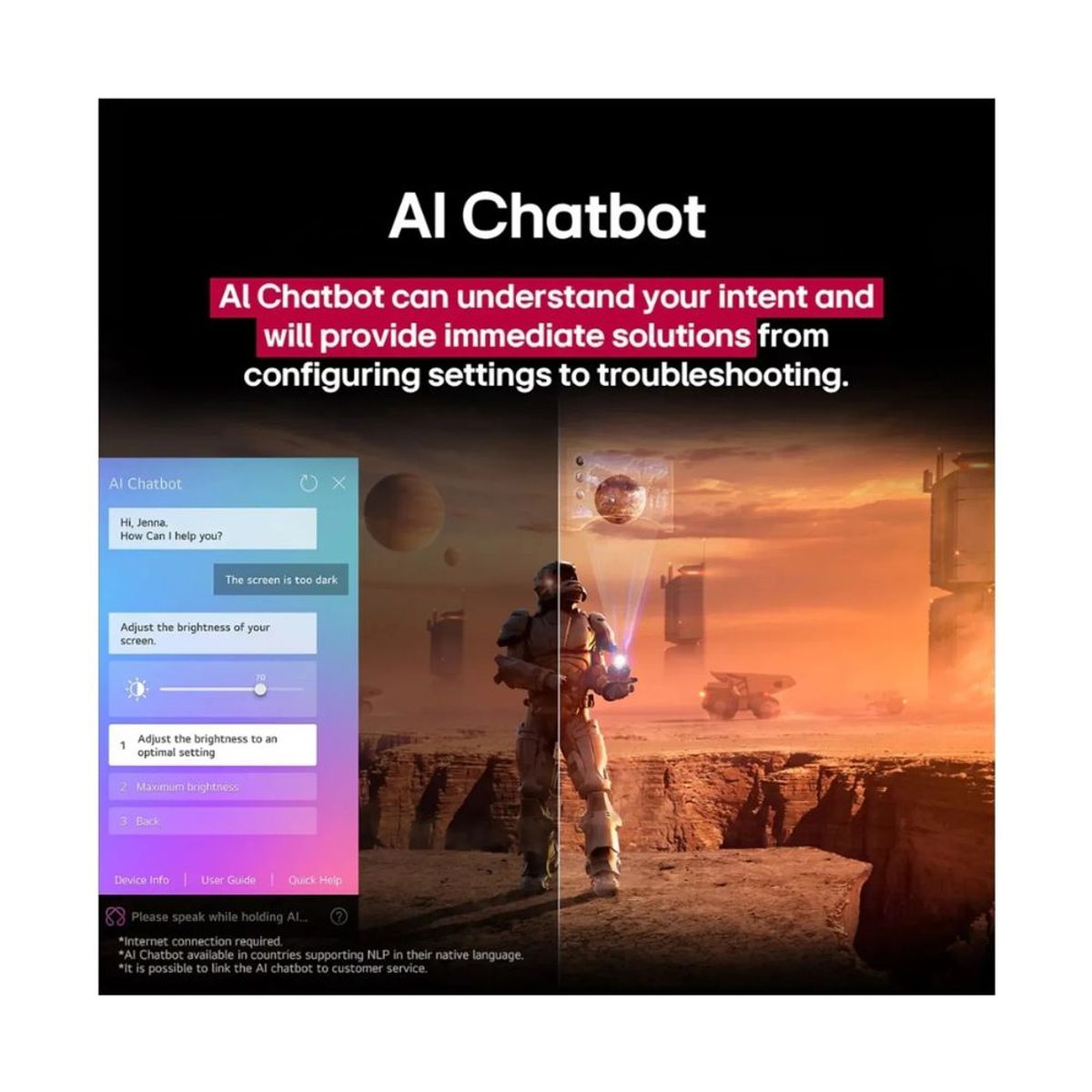 LG - Televisor Smart UHD 43 pulgadas LG AI 4K 43UA7300PSB 2025 + Magic Remote