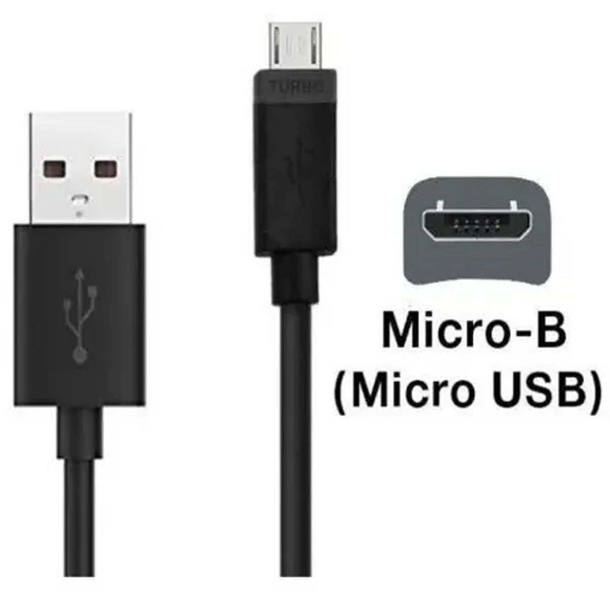 GENERICO - Cable Micro V8 Compatible con Motorola
