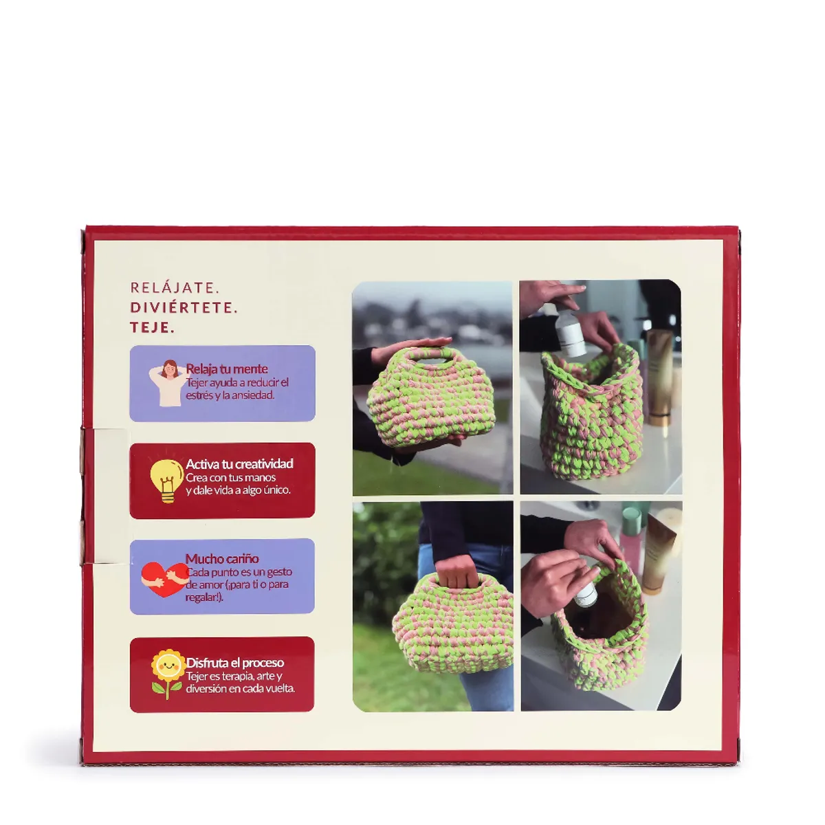 GENERICO - Kit de Tejido Neceser de Trapillo