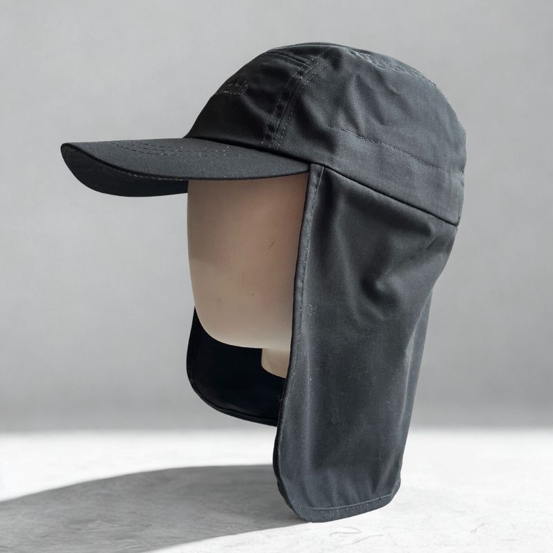 KAST PE - Cubrenuca Algodón Grafito Sombrero de protección solar