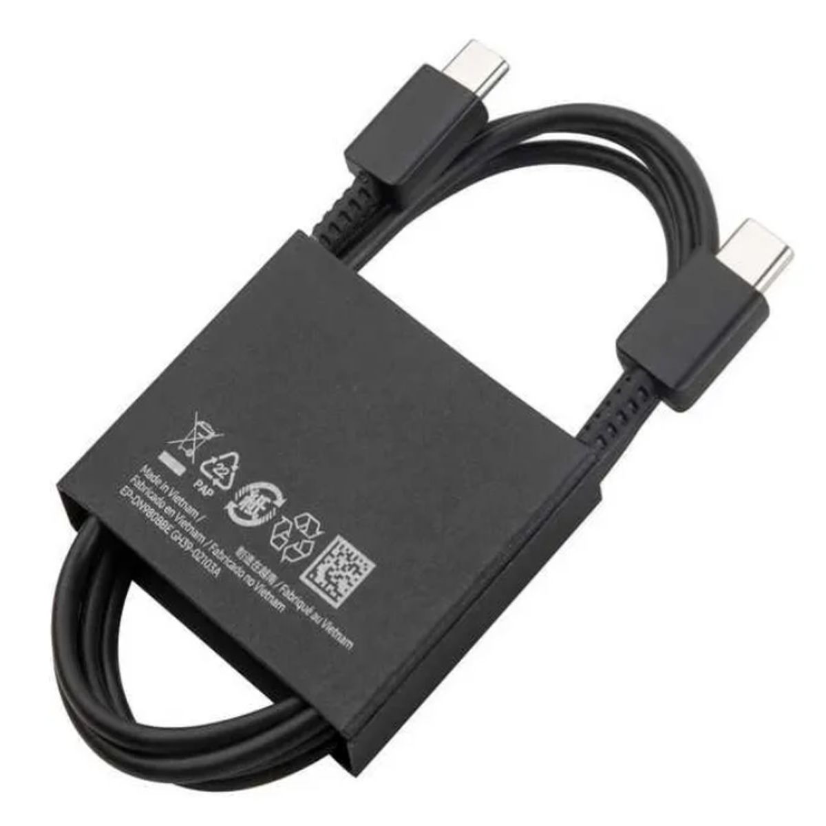 SAMSUNG - Cable Samsung EP-DN980 3A Tipo-C a Tipo-C Negro