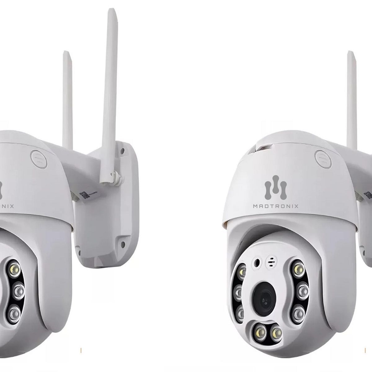 MADTRONIX - Pack de 2 Camaras IP  Exterior Vision Nocturna