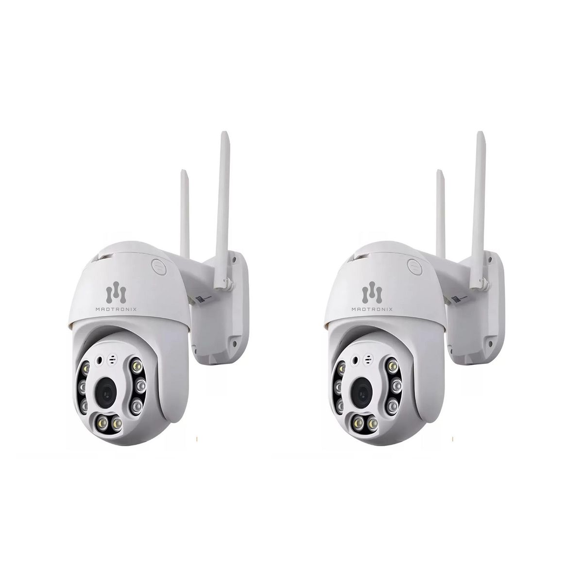 MADTRONIX - Pack de 2 Camaras IP  Exterior Vision Nocturna