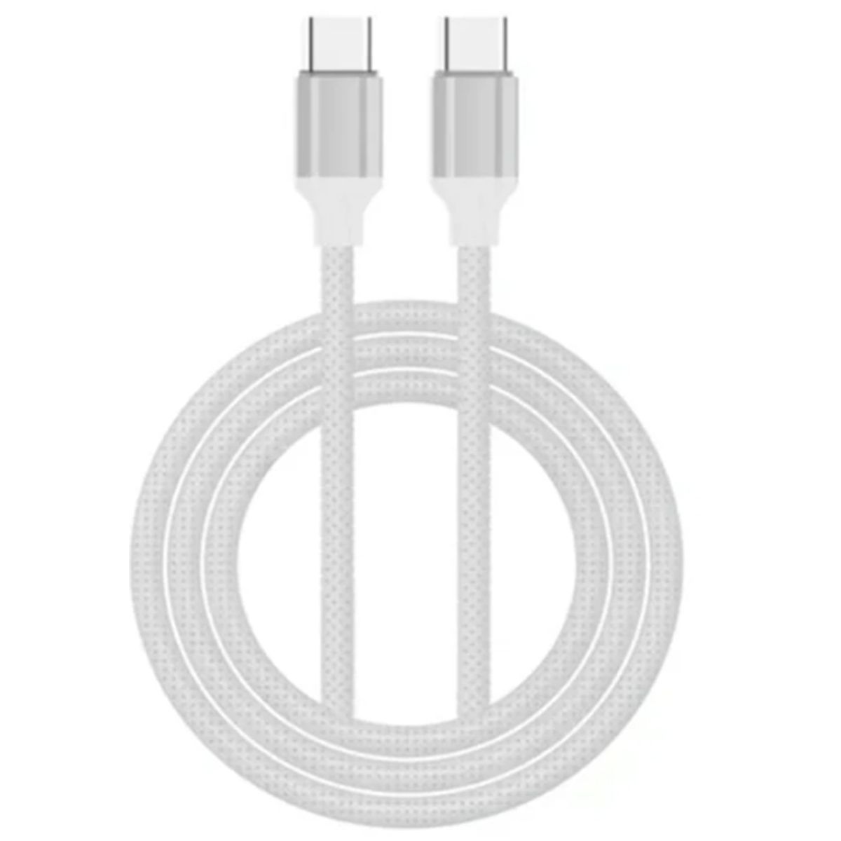 LDNIO - Cable Ldnio iP-442c Tipo C a C Nylón 65W 2m para iPhone Serie 1516 Blanco
