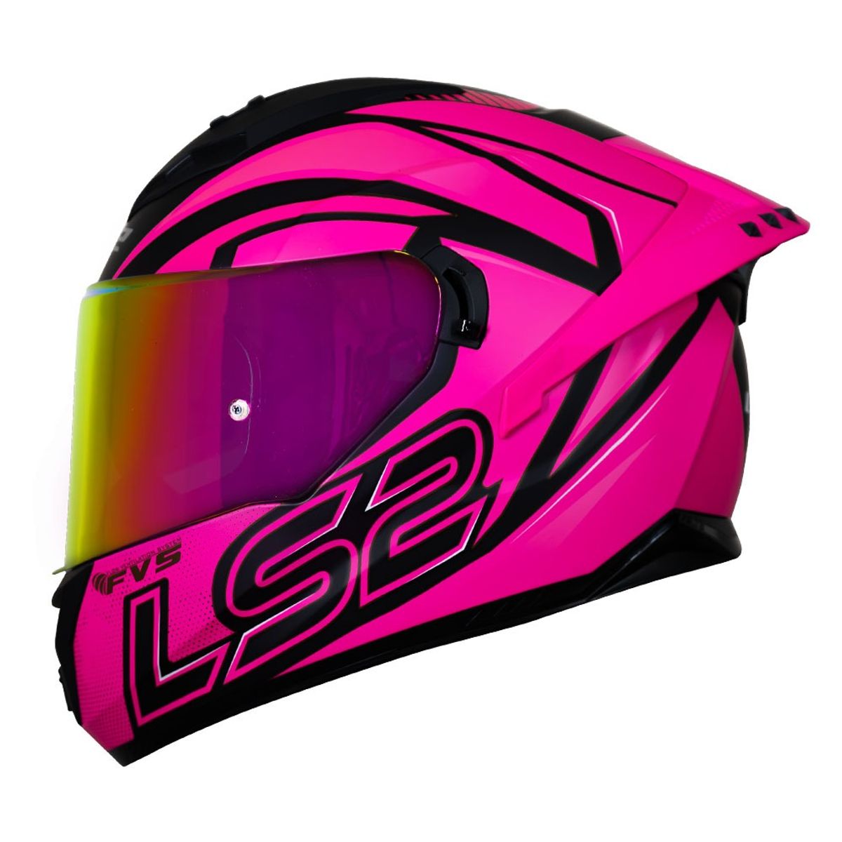 LS2 - CASCO LS2 FF806 PURPURA VISOR TRANSPARENTE CERT ECE-R2206