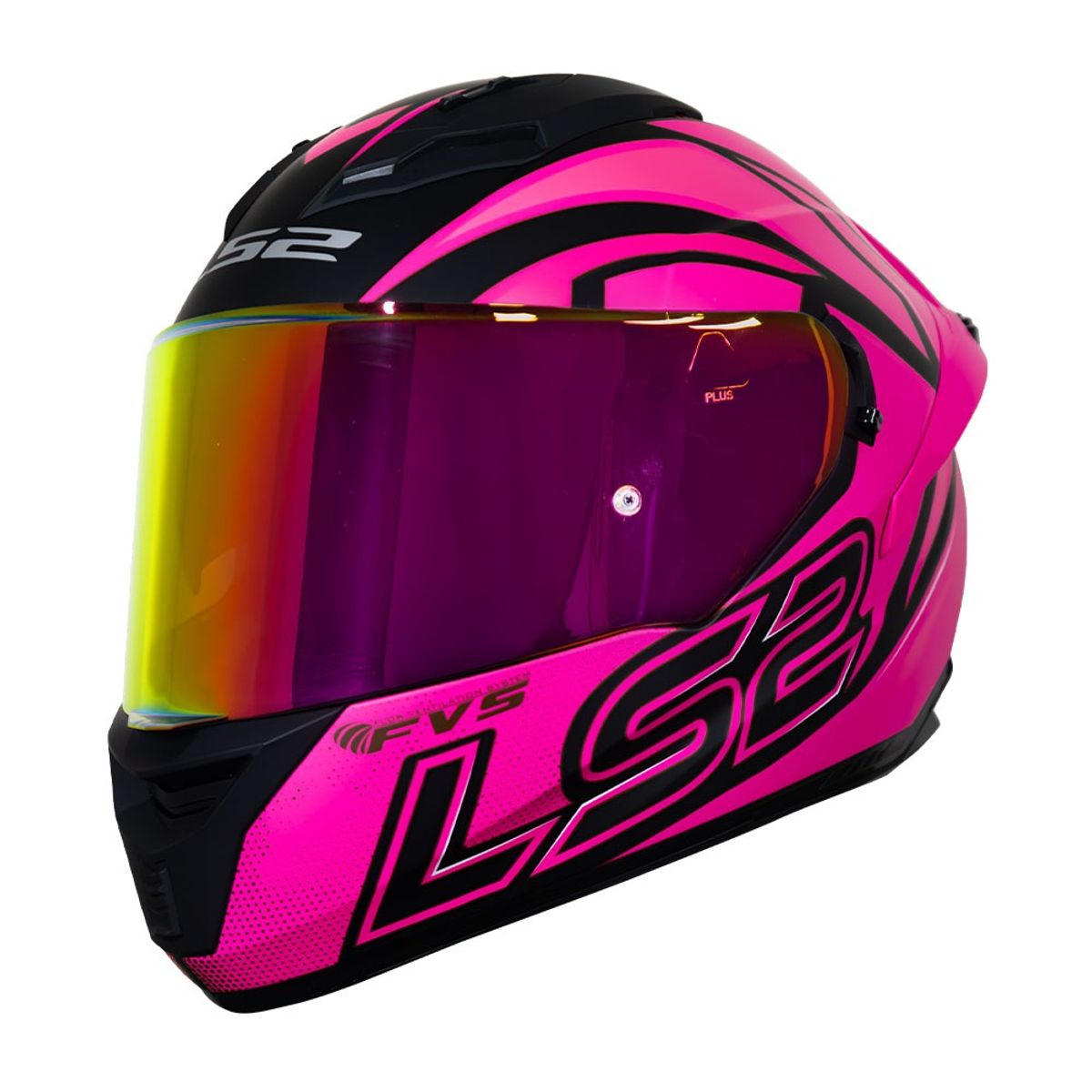 LS2 - CASCO LS2 FF806 PURPURA VISOR TRANSPARENTE CERT ECE-R2206