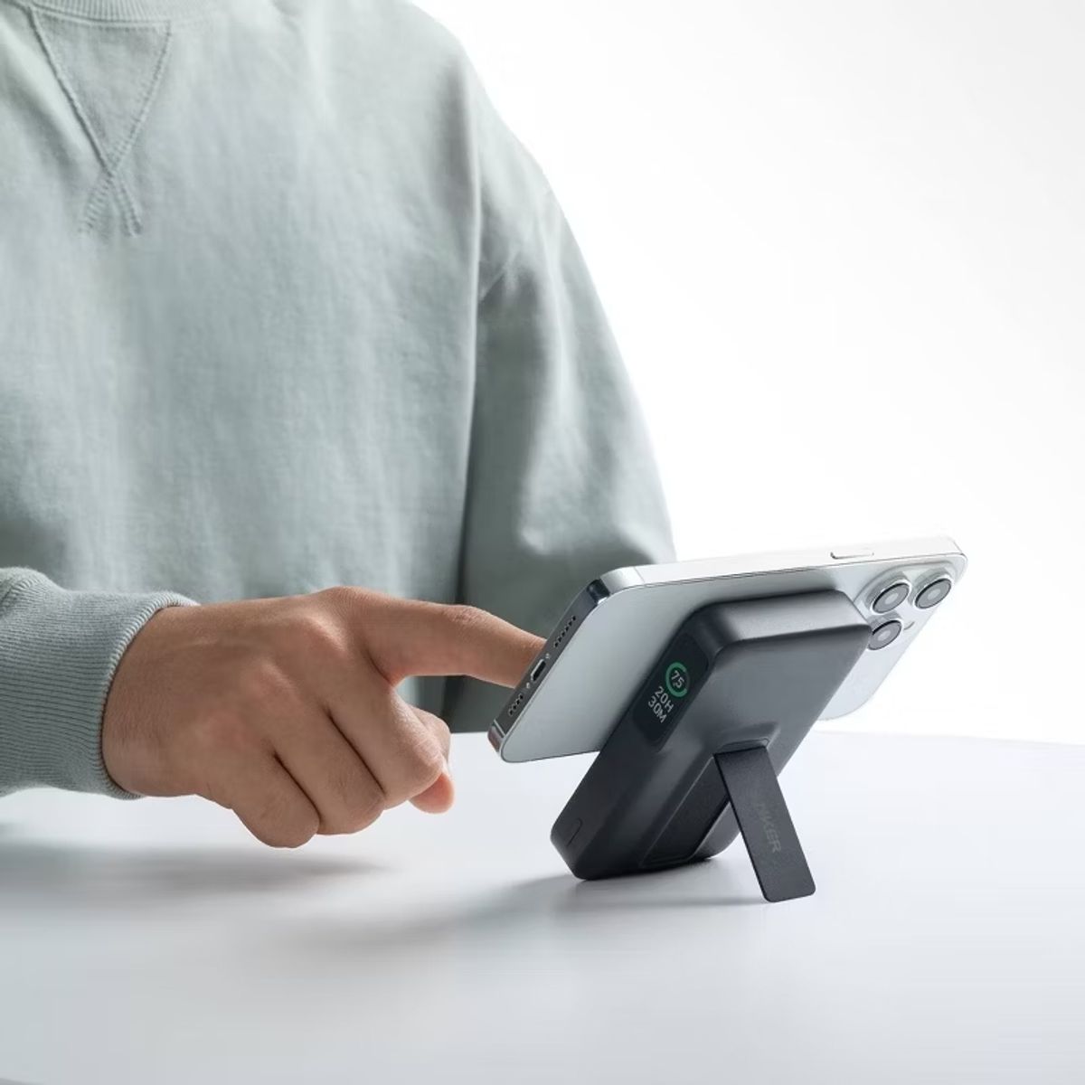 ANKER - Power Bank Magsafe 10000Mah Anker Carga Rápida Compati iPhone 17 16 15