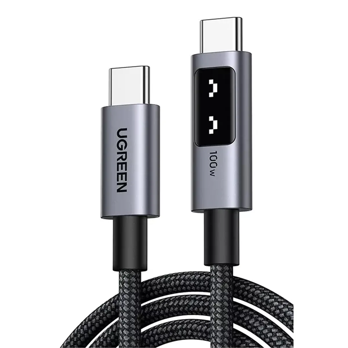 UGREEN - Cable Ugreen L509 Usb-c A Usb-c 1m 100w Con Pantalla