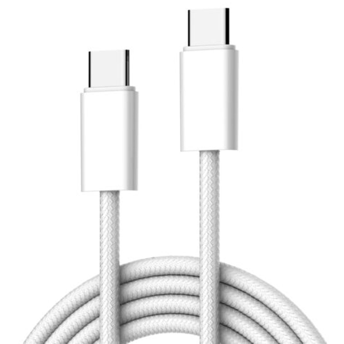 LDNIO - Cable Nylon LDNIO LC902C 2M 65W Tipo C a C para iPhone Serie 15 16