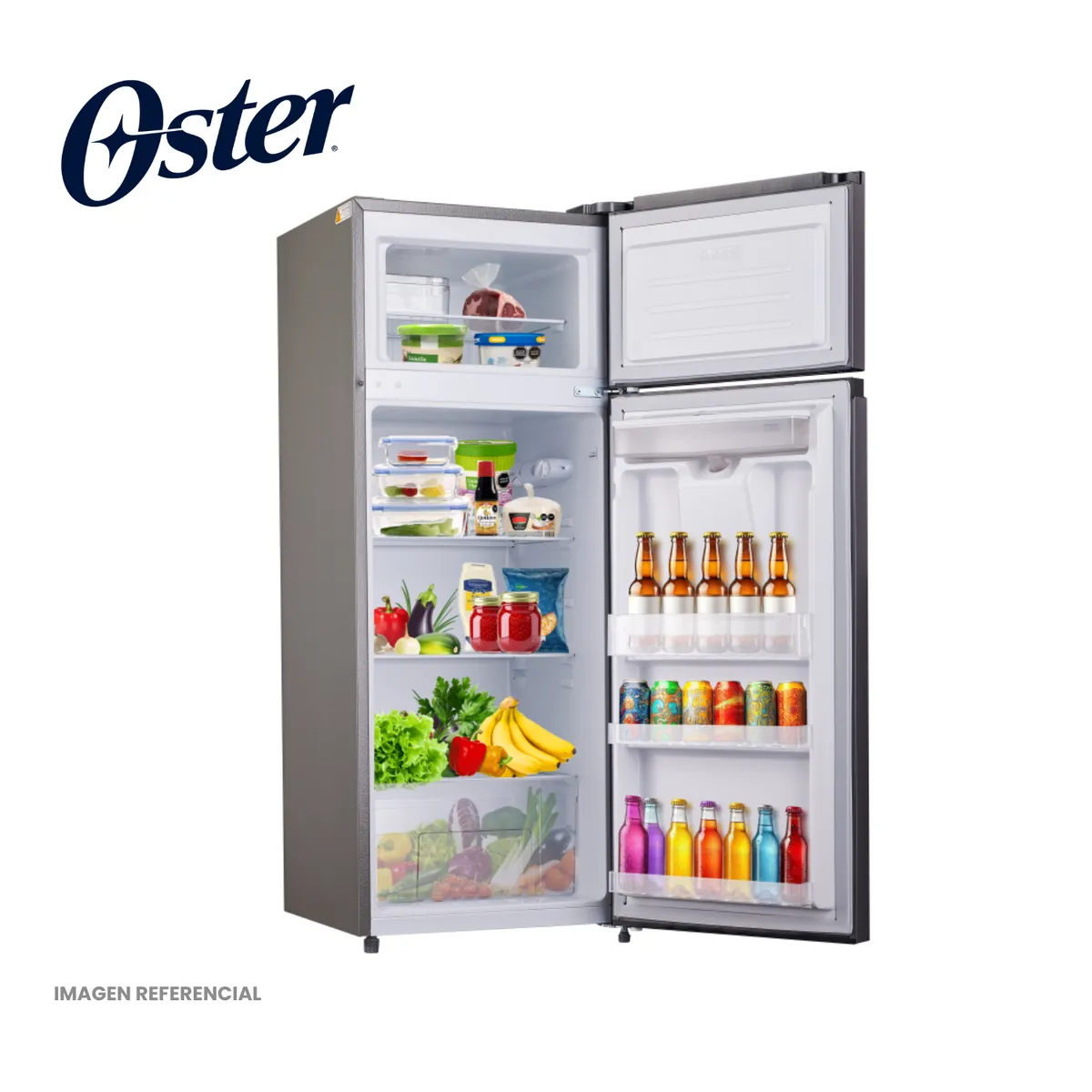OSTER - Refrigeradora de 206L OSTER OS-PDFKE211TSD