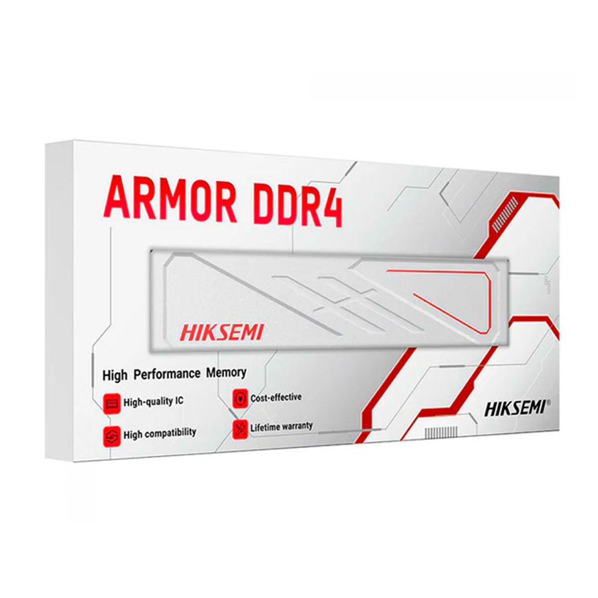 HIKSEMI - MEMORIA HIKSEMI 8GB ARMOR DDR4 3200MHZ WHITE HSC408U32E2-8