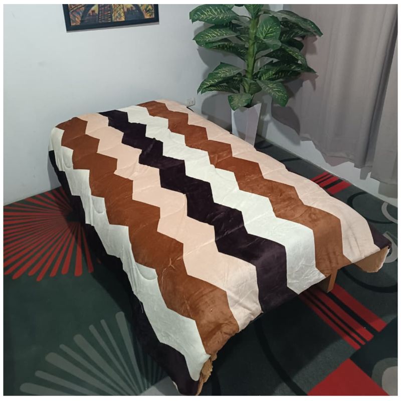 CUTE - EDREDÓN PIEL DE DURAZNO CON CARNERO