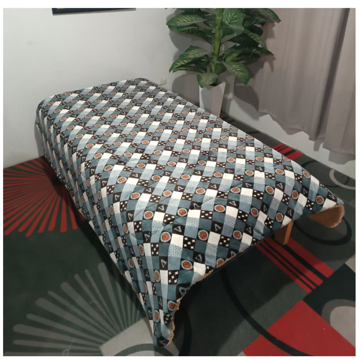 CUTE - EDREDÓN PIEL DE DURAZNO CON CARNERO