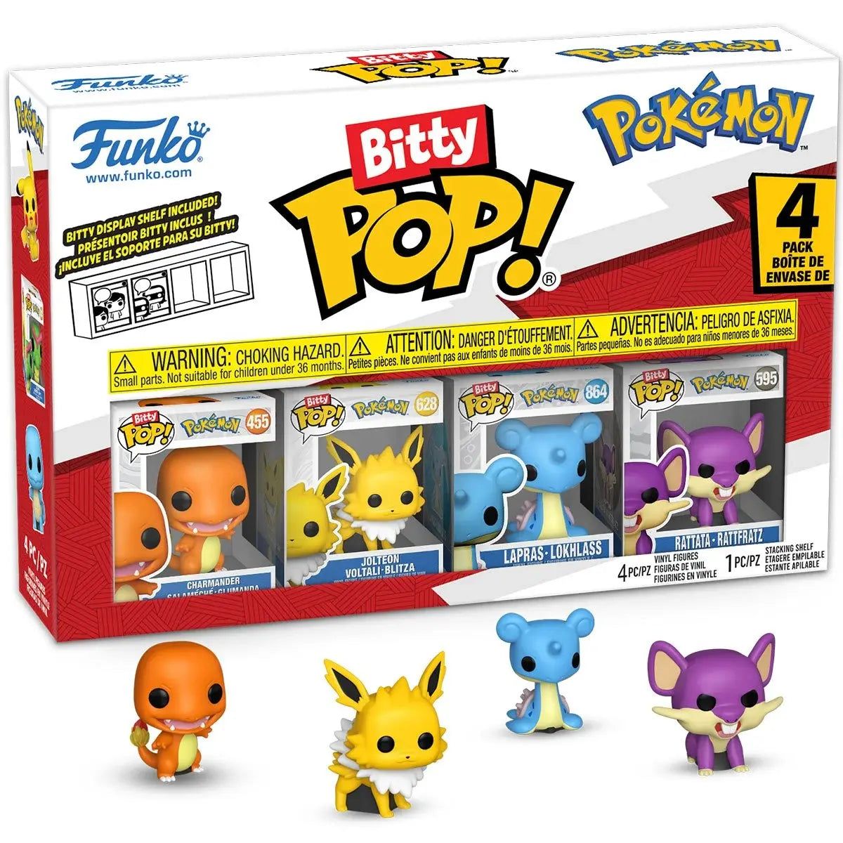 FUNKO - Funko Bitty Pop Anime - Pokemon - 4pack Charmander