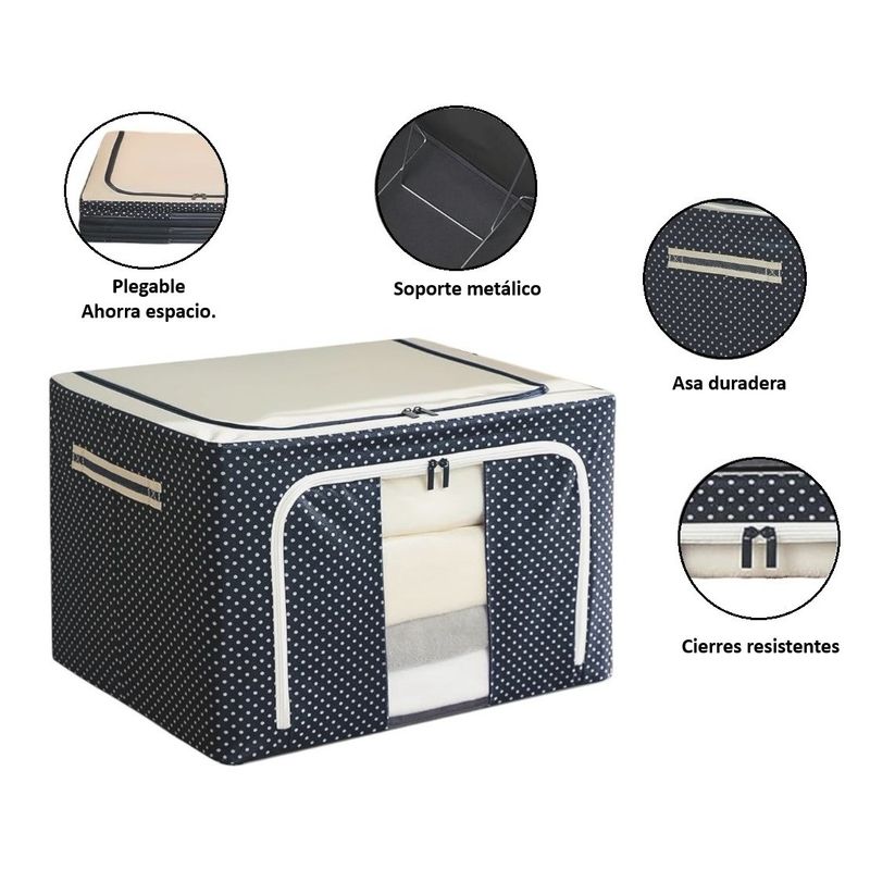 GENERICO - Organizador plegable para ropa frazadas y mas