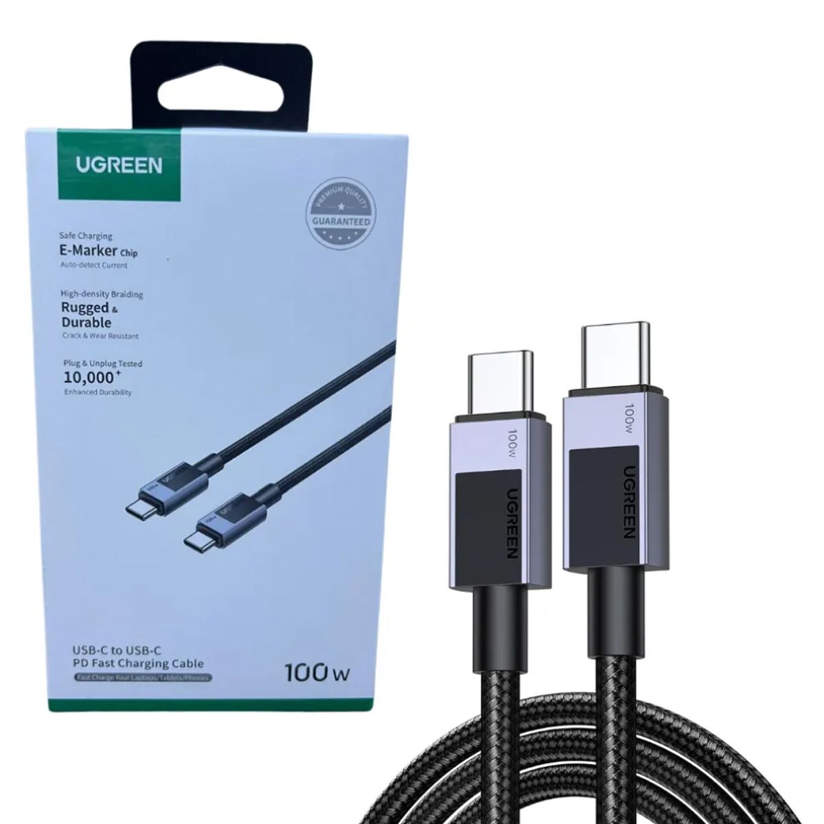 UGREEN - Ugreen Cable de Carga Rapida Tipo-C a C 240W 2M Trenzado L513