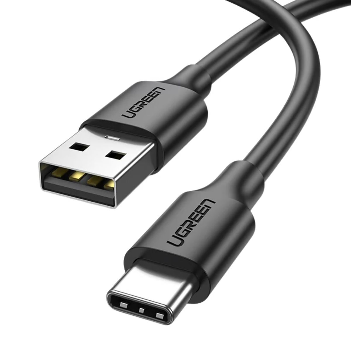 UGREEN - Cable Ugreen US287 Carga Rápida 1m USB-A a USB-C  QC 30 Negro