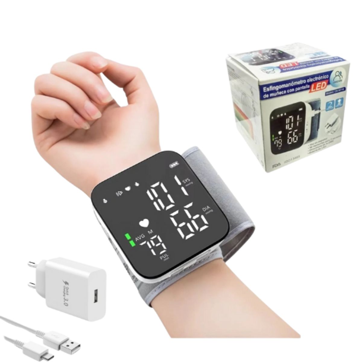 UNICARE - Tensiometro de Muñeca Unicare Recargable