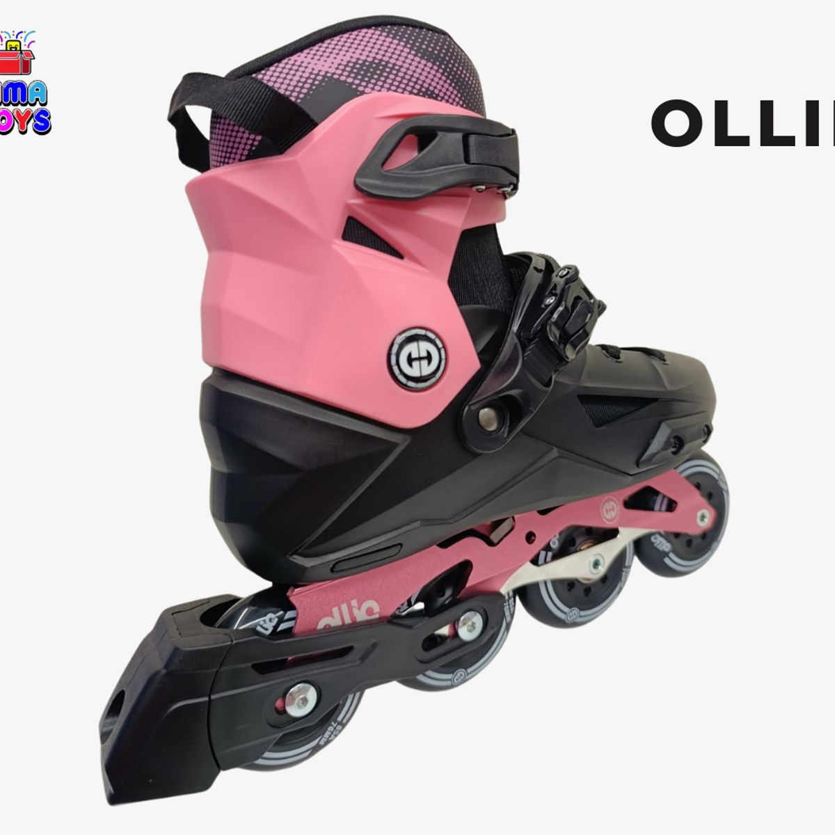 OLLIE - PATINES EN LINEA OLLIE BOTA DURA ROSA L 36-39