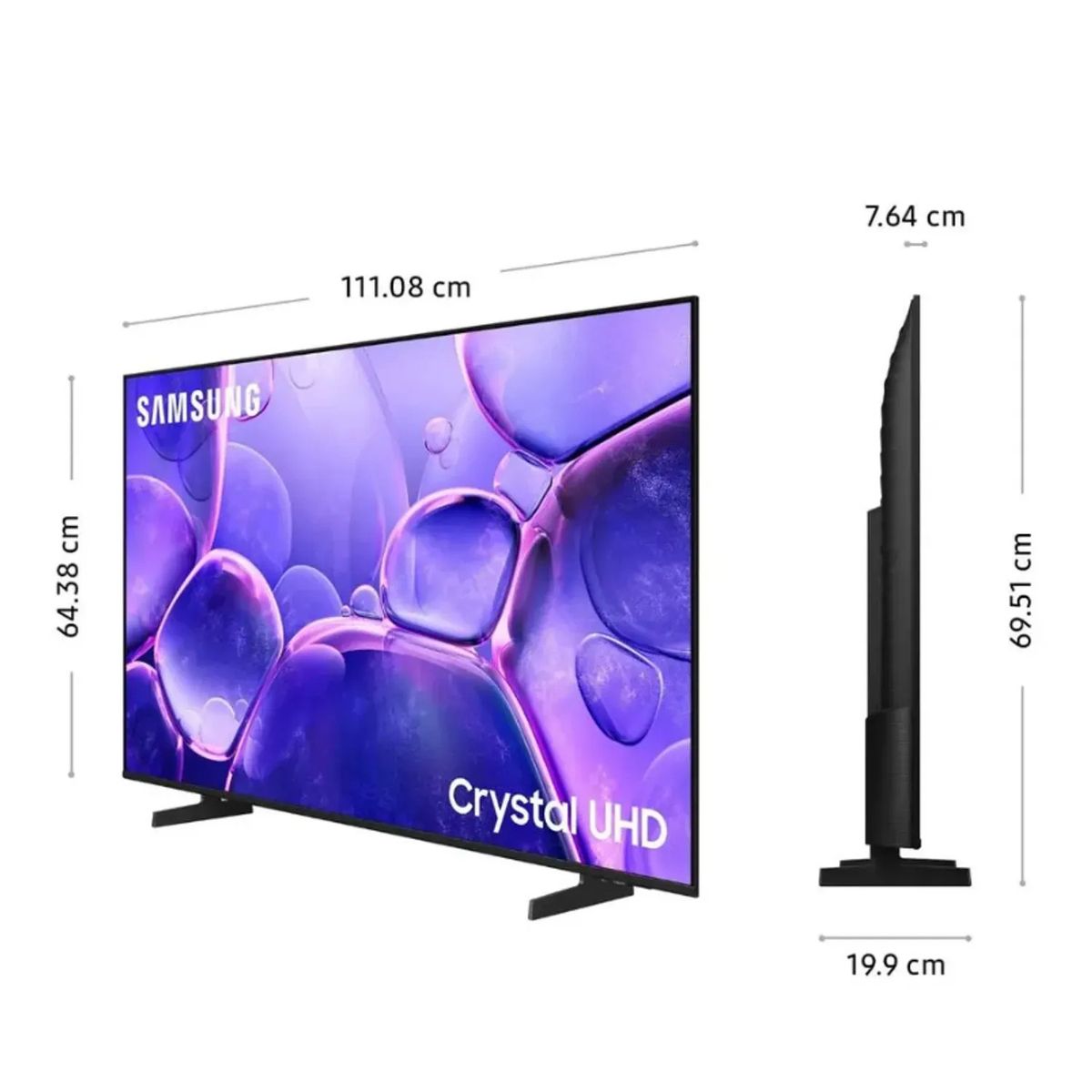 SAMSUNG - Televisor de 50" Smart Tv Samsung 50U8000F 4K UHD 2025