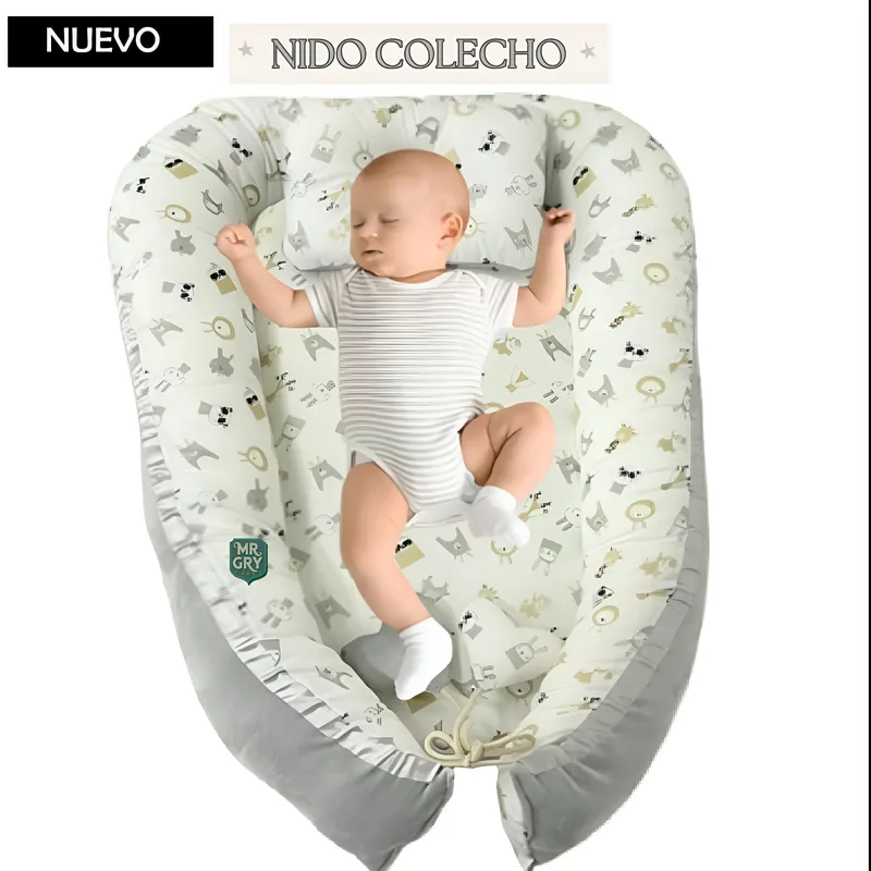 GENERICO - Nido Colecho para Bebe Gris