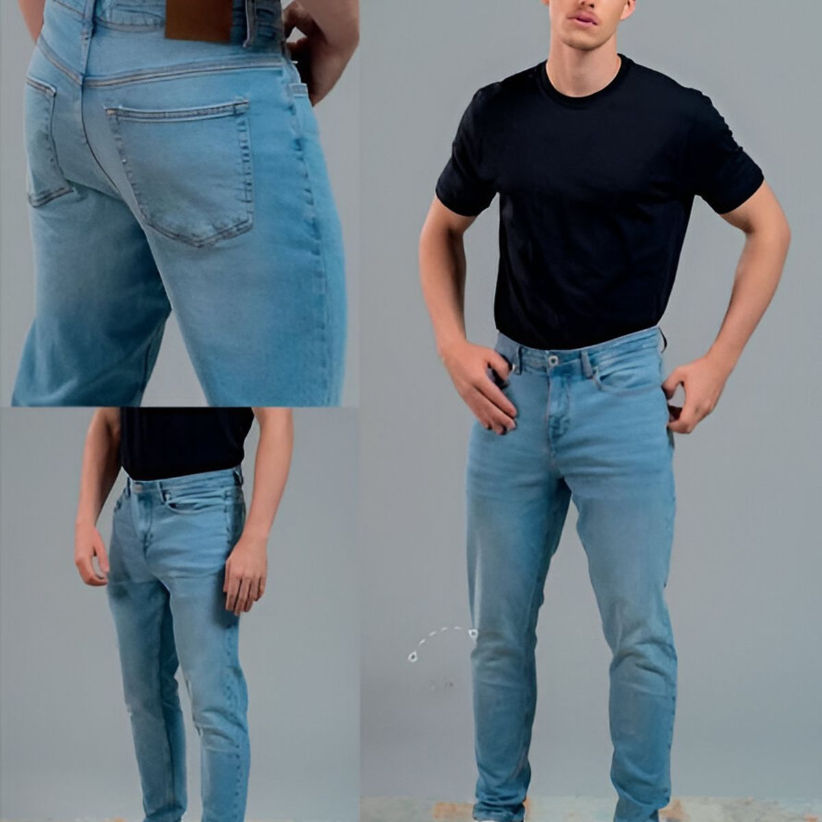 ESTIVANELI - Jeans Carrot Estivaneli para Caballero