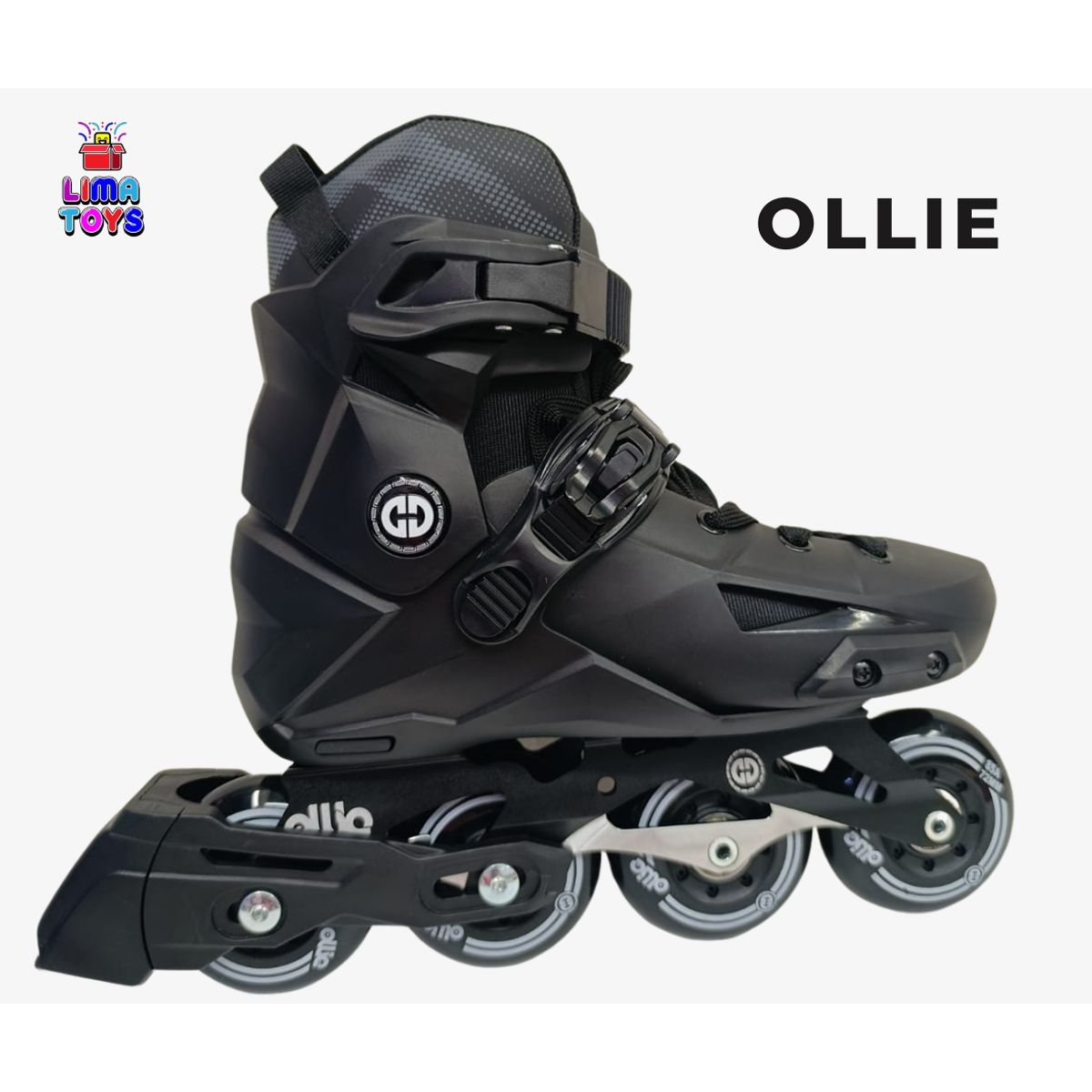 OLLIE - PATINES EN LINEA OLLIE BOTA DURA NEGRO L 36-39