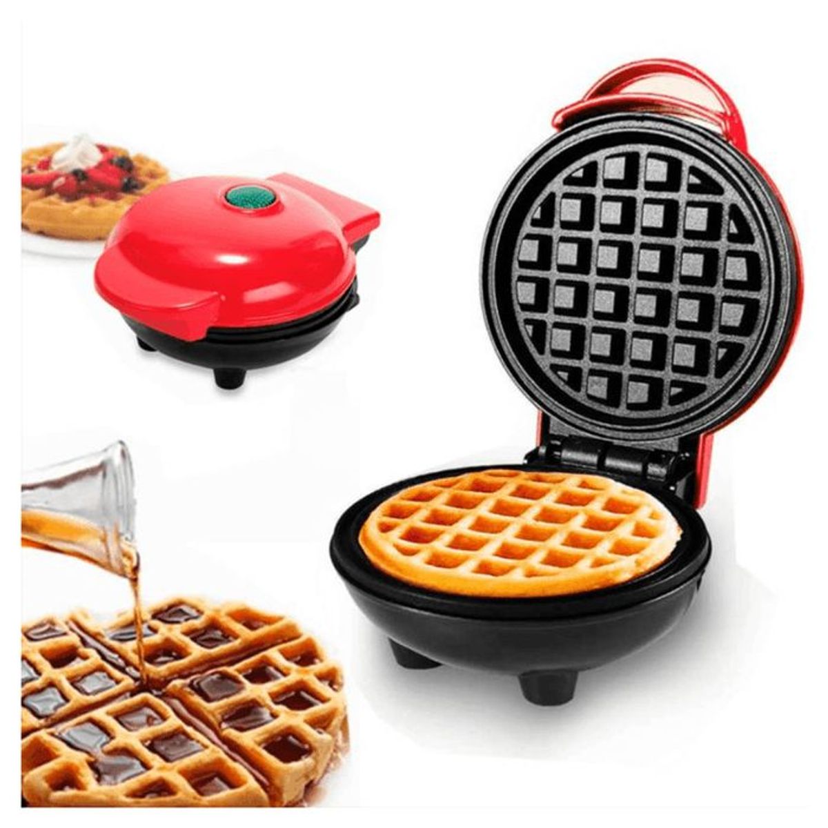 OEM - Mini Waflera CIRCULAR  Eléctrica Antiadherente