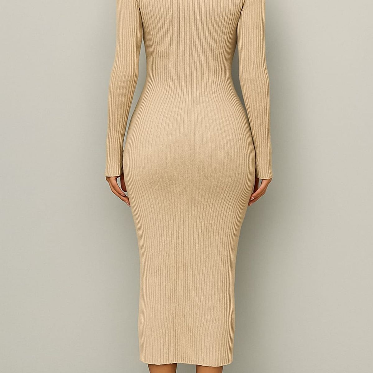 GENERICO - VESTIDO CAMISERO MANGA LARGA