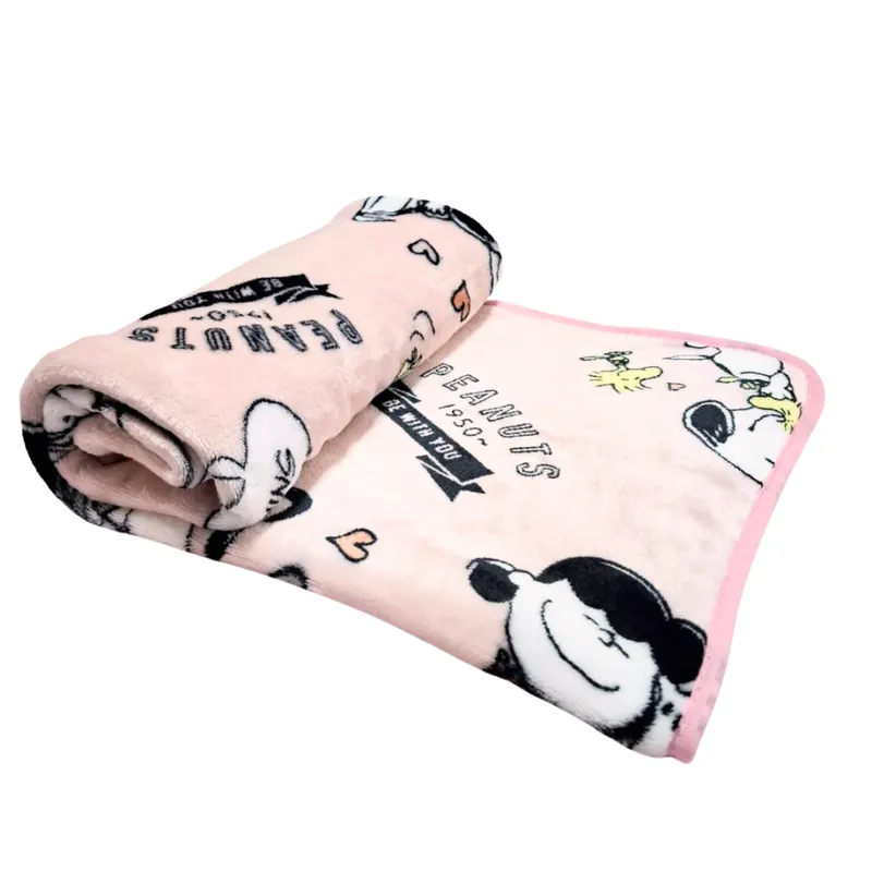 SNOOPY - SNOOPY MANTA DE FELPA CON DISEÑO