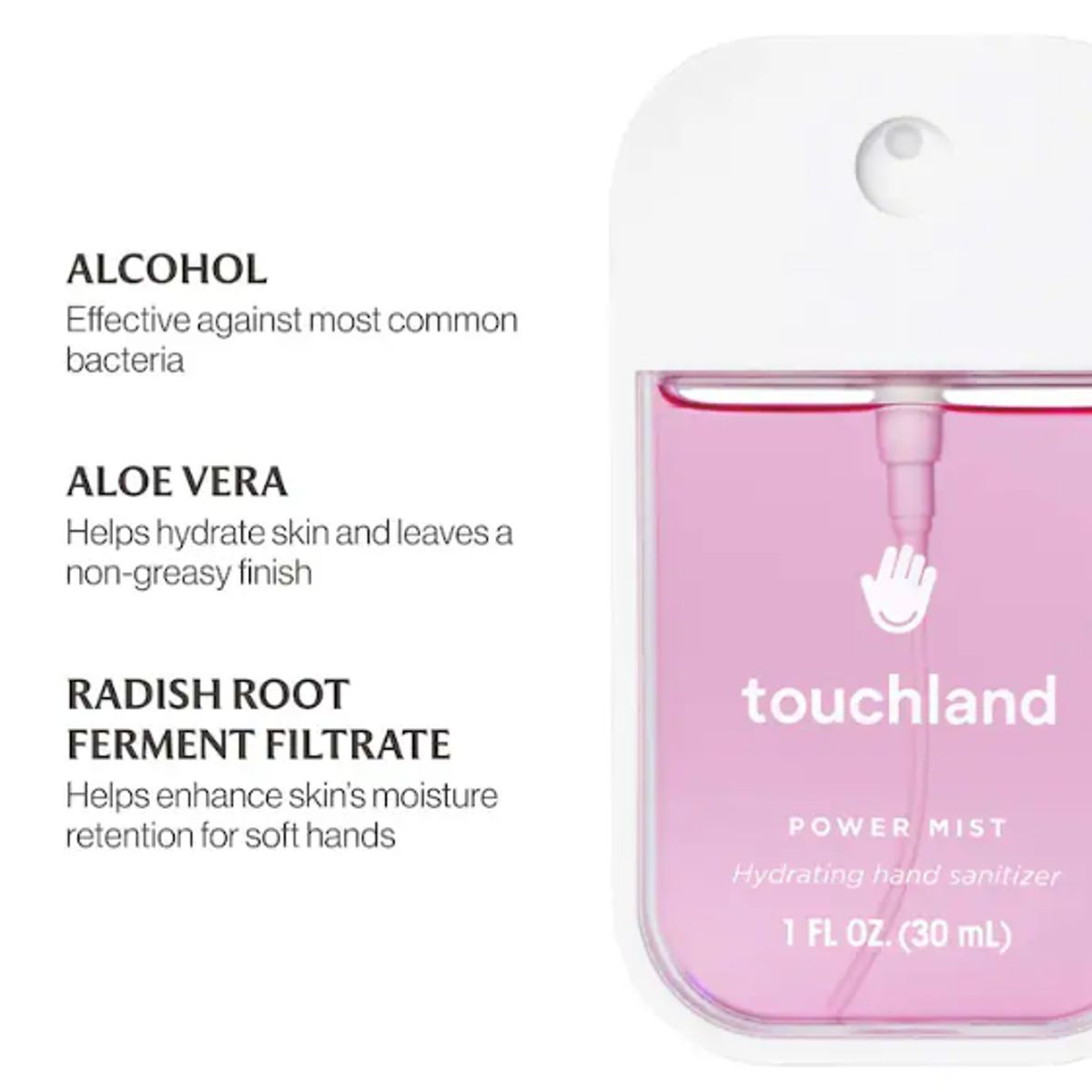 TOUCH - Touchland Power Mist Hydrating Hand Sanitizer - Berry Bliss