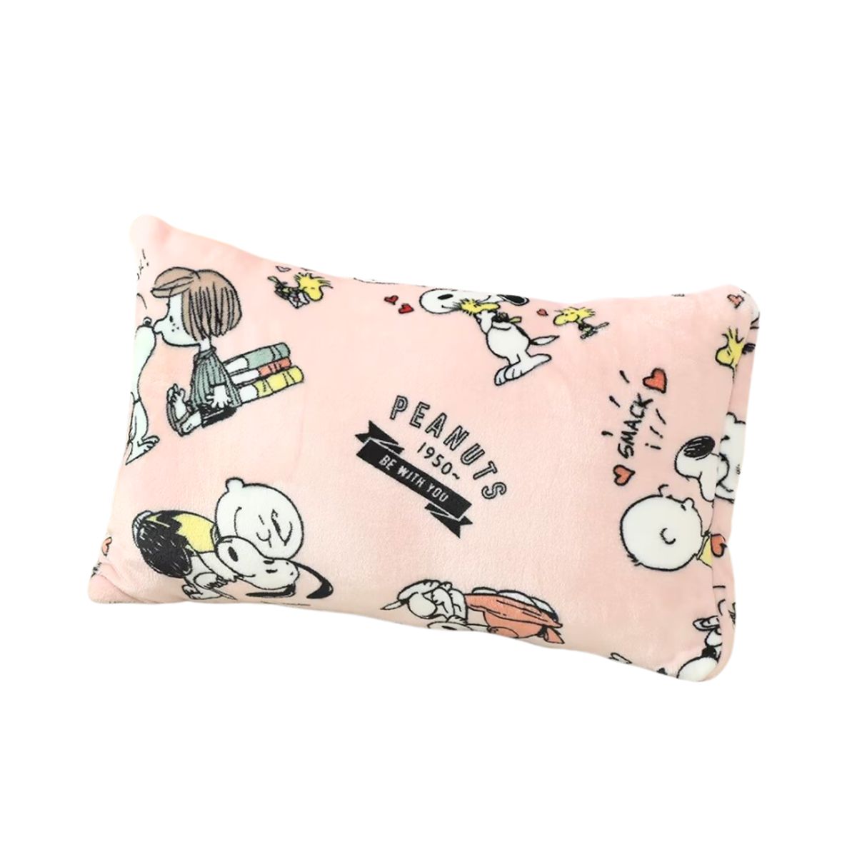 SNOOPY - SNOOPY FUNDA DE ALMOHADA CON DISEÑO