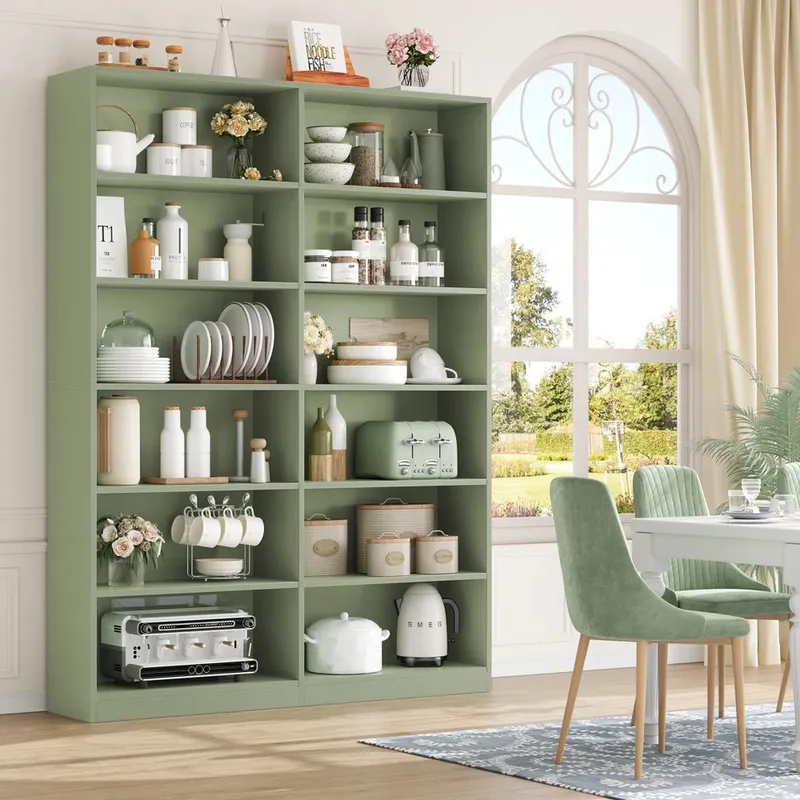 R&R MUEBLES - Estante Moderno Yotaro Agave R&R MUEBLES