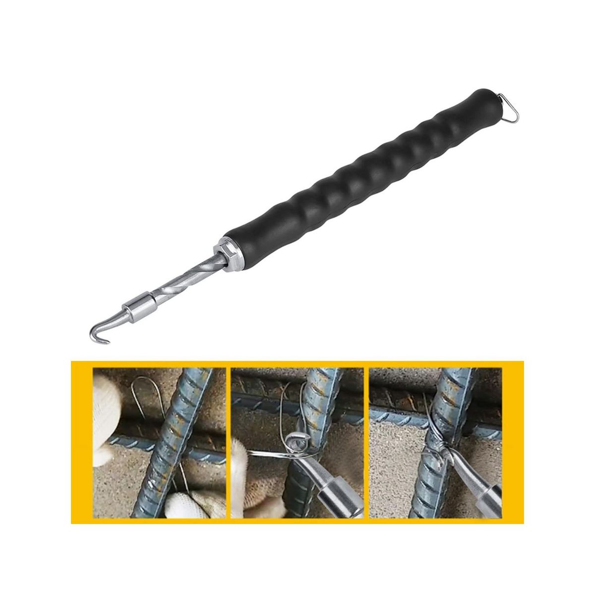 OEM - Pistola Fulminate De Clavos + Gancho Para Atar Alambre Barilla