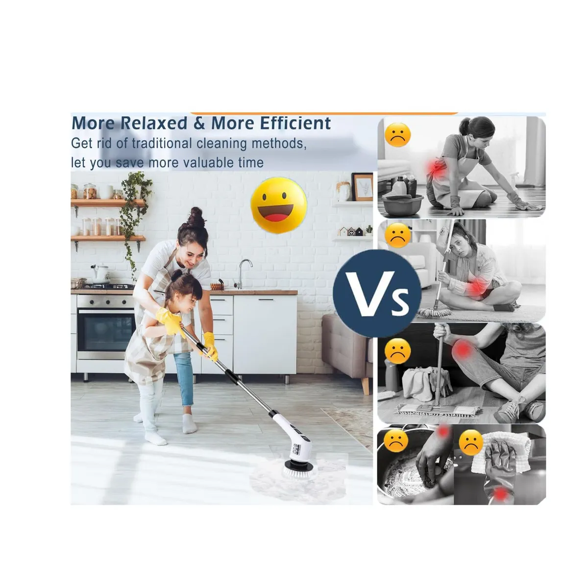 ROSH - Cepillo De Limpieza Electrico 9 en 1