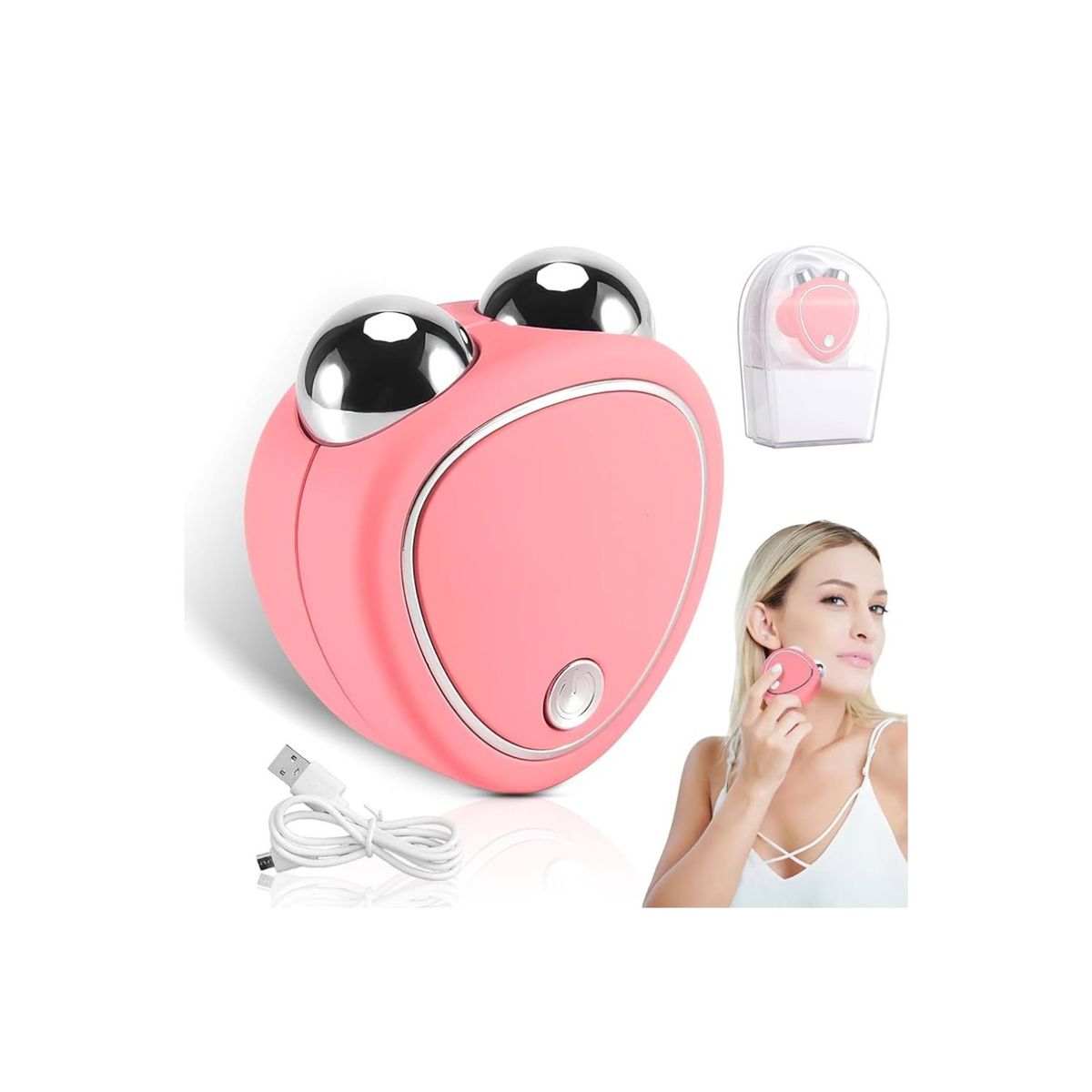 OEM - Depilador De Cejas Recargable + Masajeador De Rostro