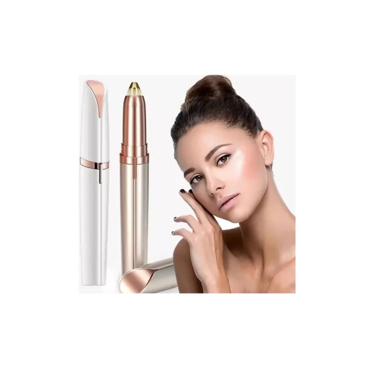 OEM - Depilador De Cejas Recargable + Masajeador De Rostro