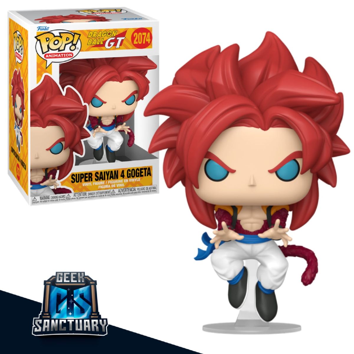 FUNKO - FUNKO POP SUPER SAIYAN 4 GOGETA (SSJ4) DRAGON BALL GT 2074