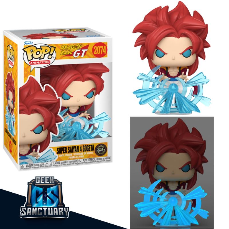 FUNKO - SUPER SAIYAN 4 GOGETA (SSJ4) GLOW CHASE DRAGON BALL GT 2074