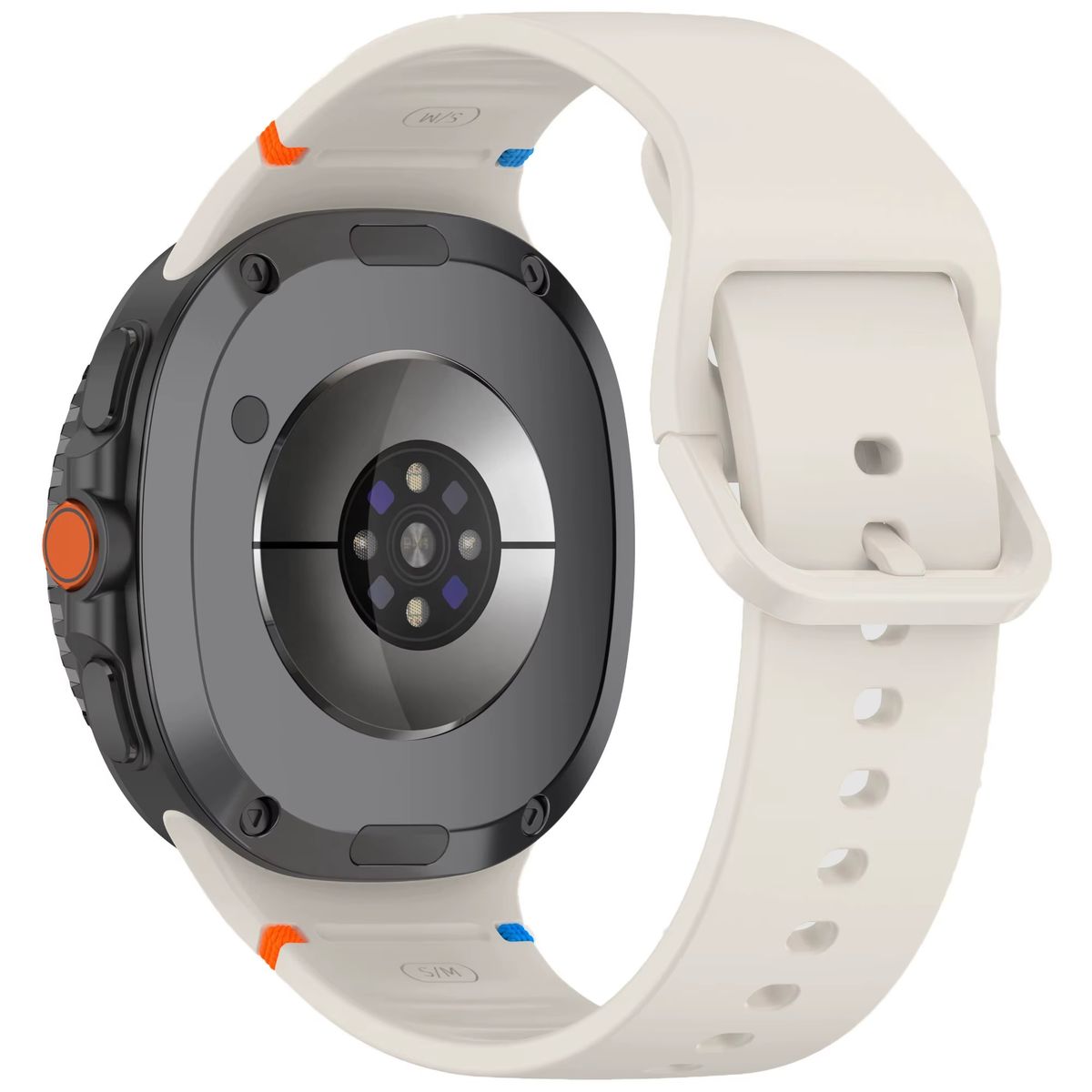 GENERICO - Correa Silicona para SAMSUNG WATCH 8 - 8 CLASSIC - Beige