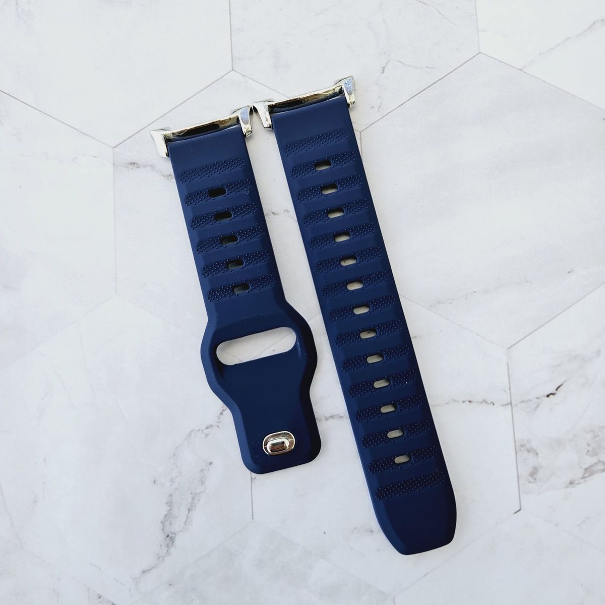 GENERICO - Correa Silicona SPG para SAMSUNG WATCH 8 - 8 CLASSIC - Azul