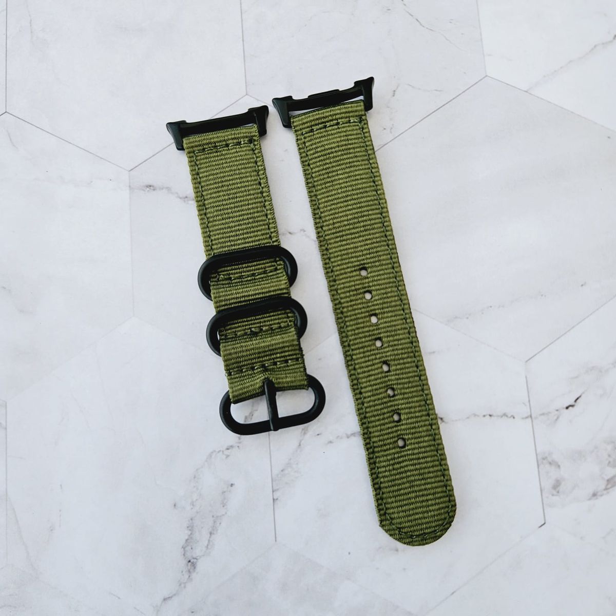GENERICO - Correa Nylon para SAMSUNG WATCH 8 - 8 CLASSIC - Verde