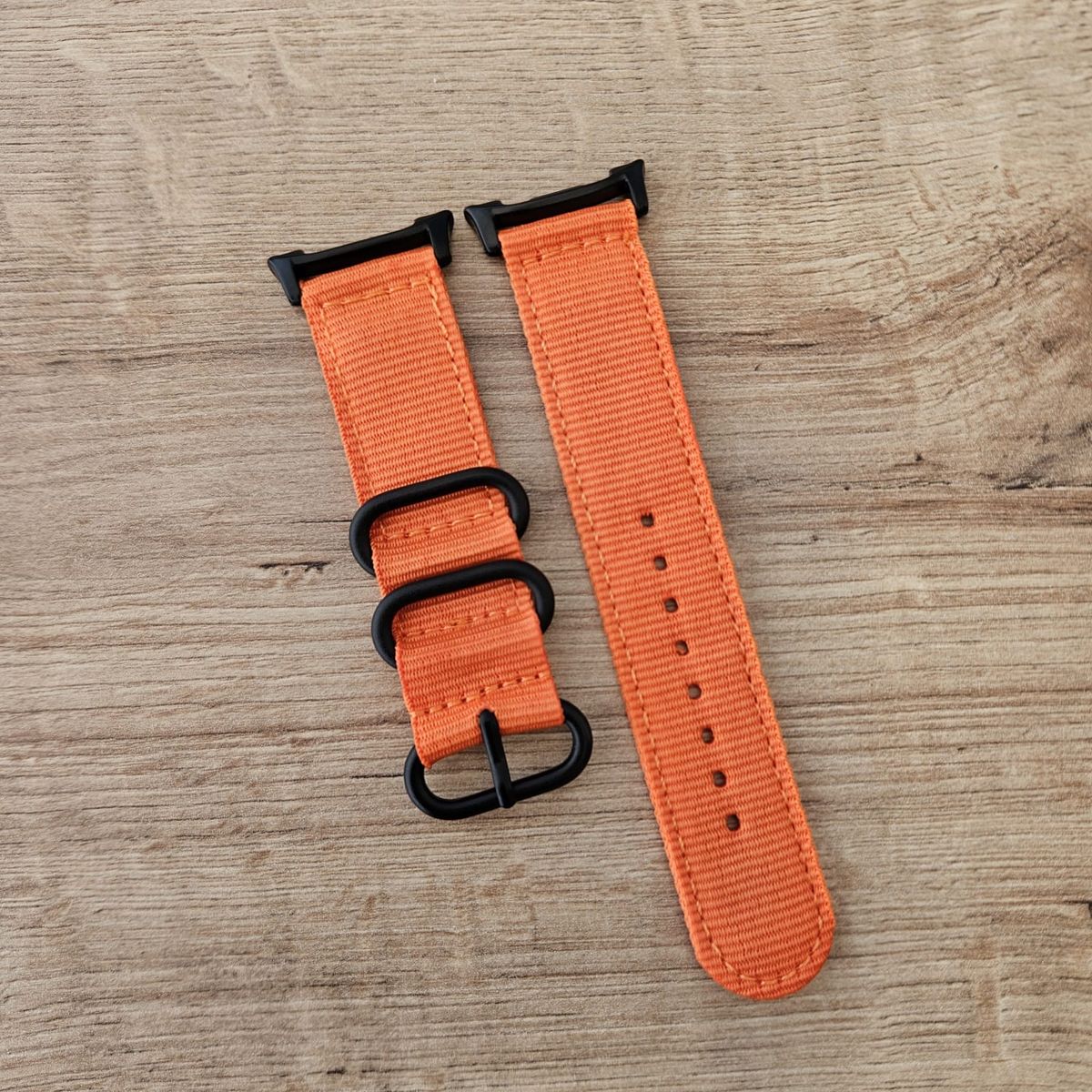 GENERICO - Correa Nylon para SAMSUNG WATCH 8 - 8 CLASSIC - Naranja