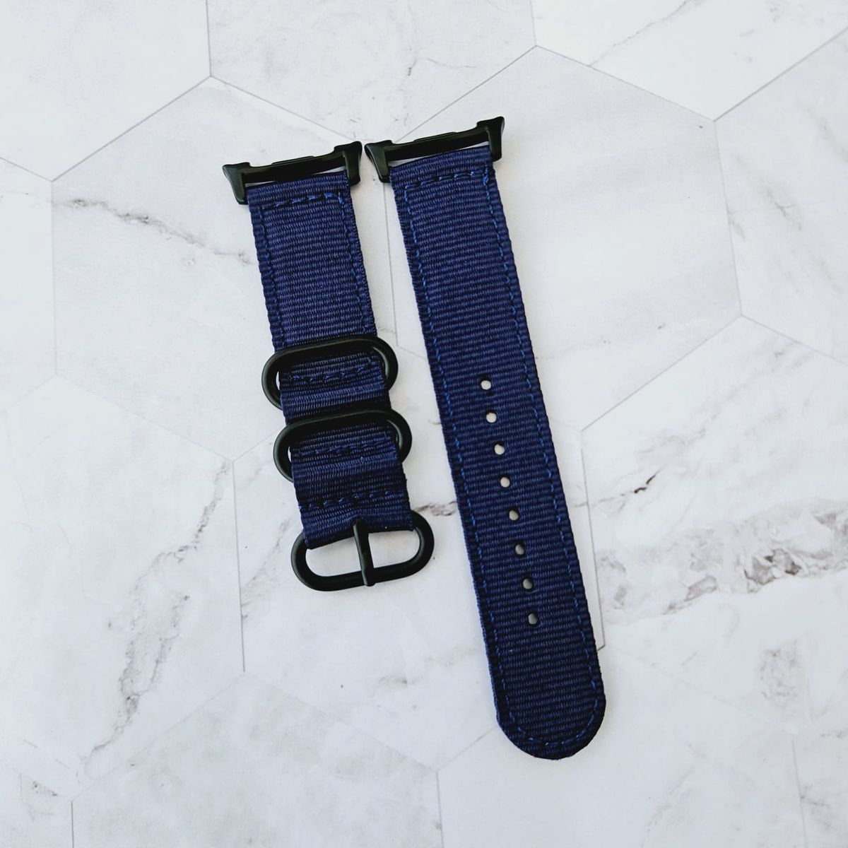 GENERICO - Correa Nylon para SAMSUNG WATCH 8 - 8 CLASSIC - Azul