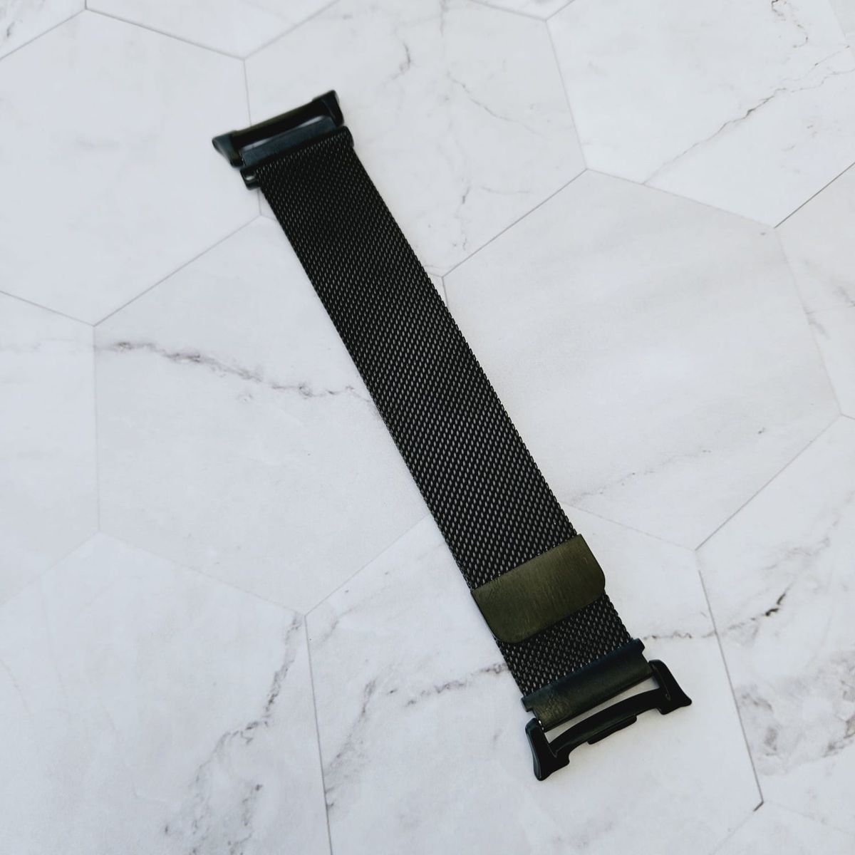 GENERICO - Correa Acero Milanes para SAMSUNG WATCH 8 - 8 CLASSIC - Negro